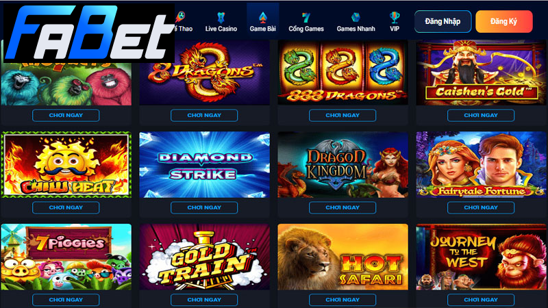 Danh mục Slot Game Fabet